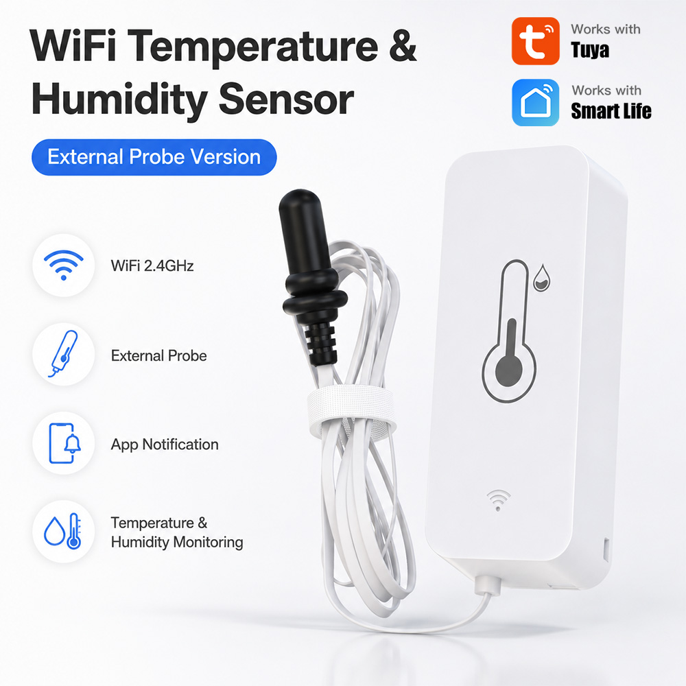 Aquarium Plant Delivery - Tuya WiFi Temperature Humidity Sensor With