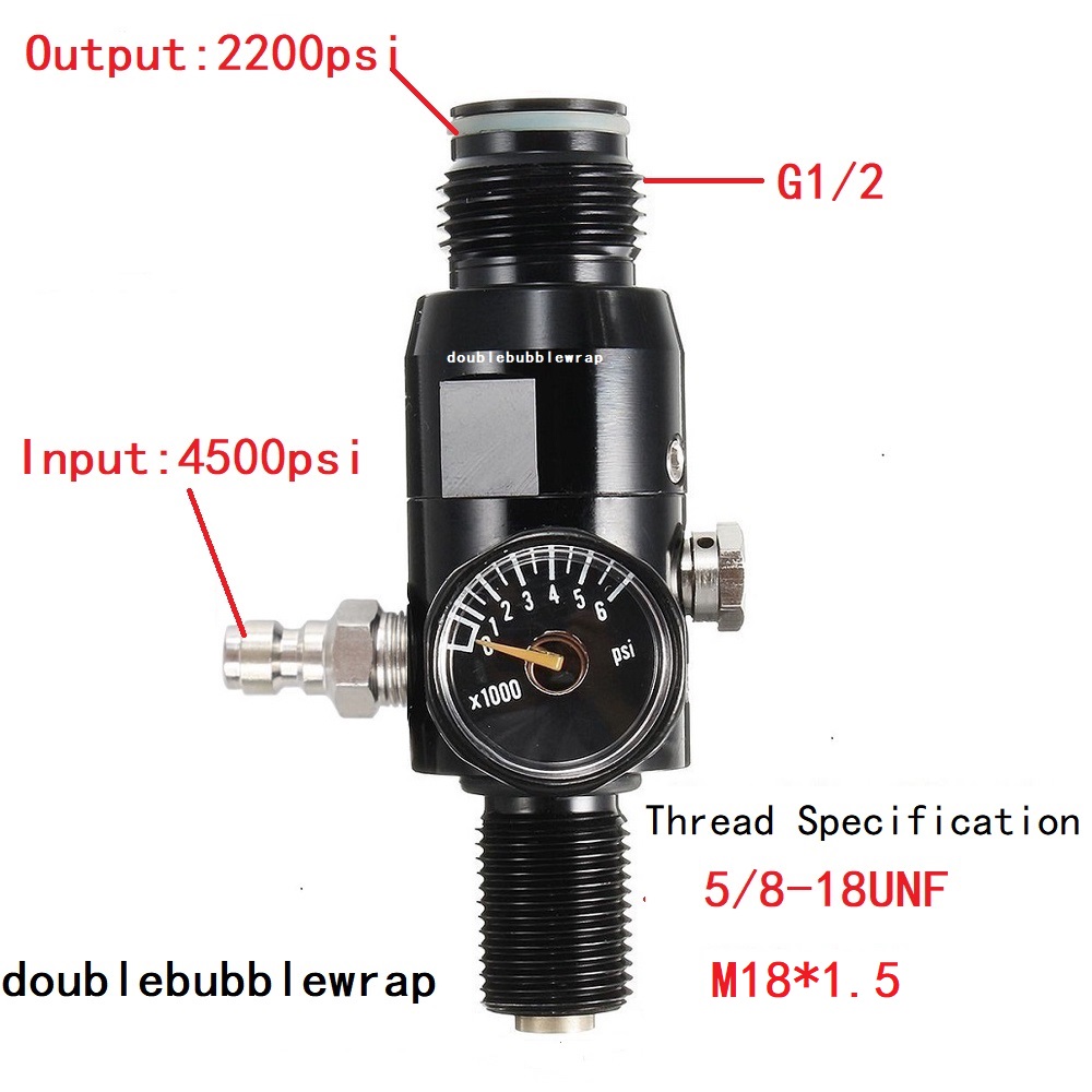 Aquarium Plant Delivery - Regulator Valve 5/8-18UNF or M18*1.5 Regulator