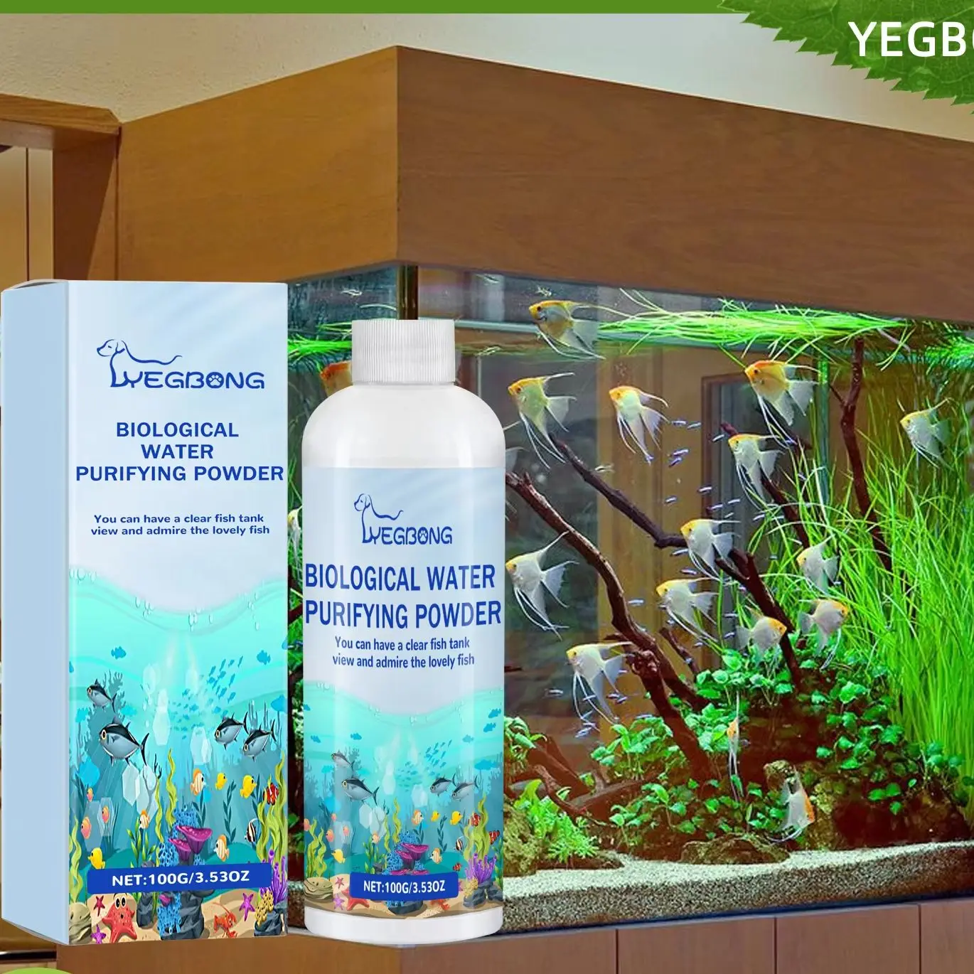Biological Aquarium Algae Cont - Planted Aquarium Algae Control recension och pris