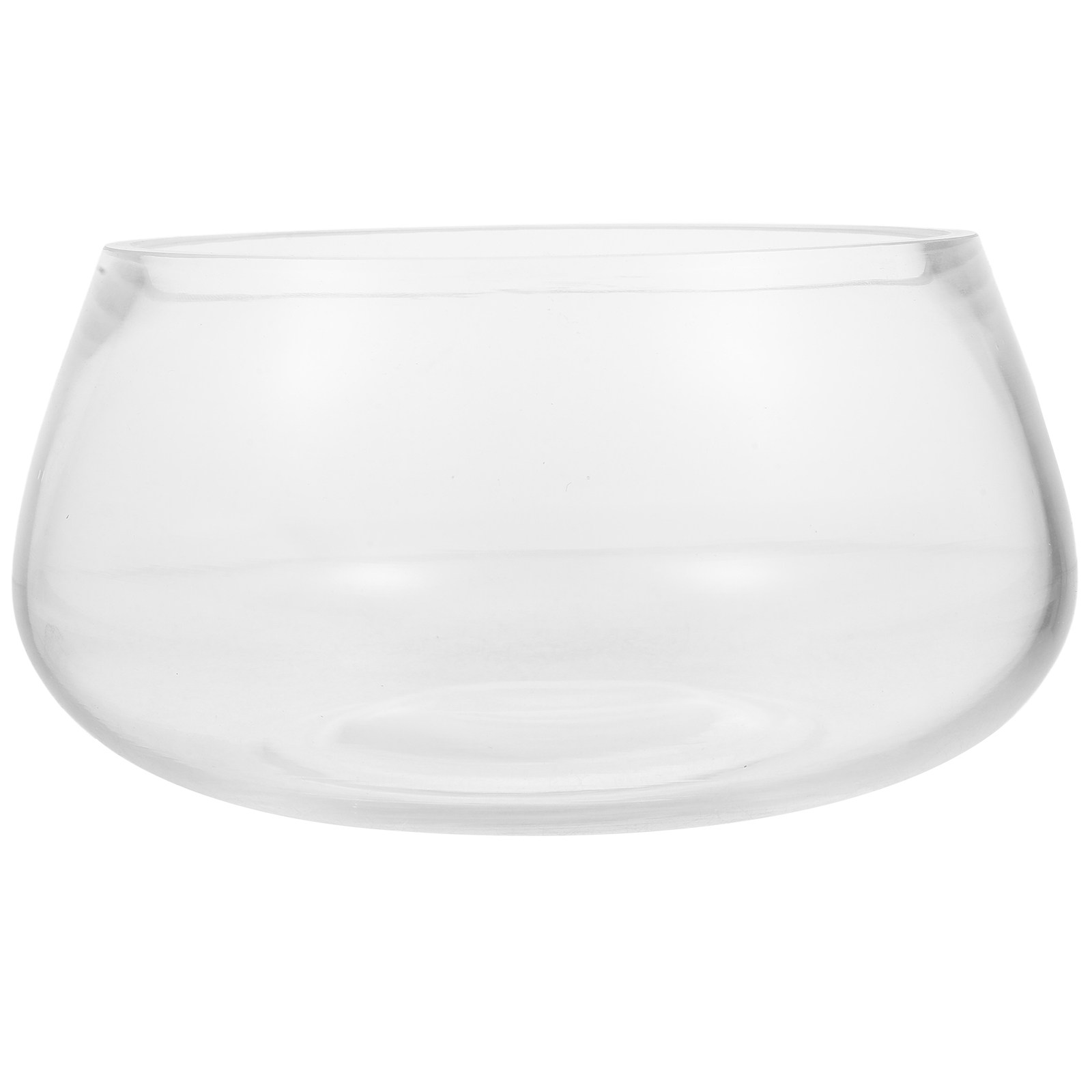 Small Round Clear Glass Fish B - Aquarium Planted Shop recension och pris