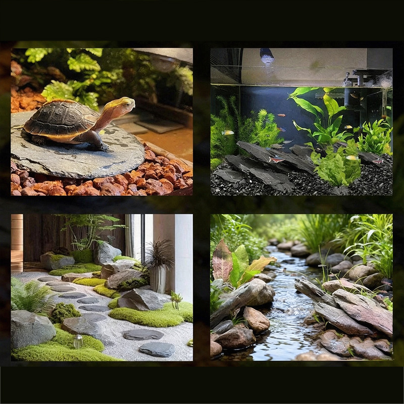 500g/1000g Aquarium Slate Chip - Aquasoil Substrate recension och pris