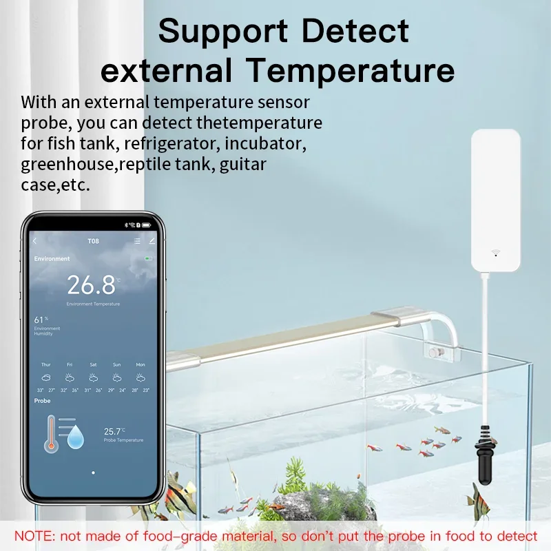 Tuya WiFi Temperature Humidity - Aquarium Plant Delivery recension och pris