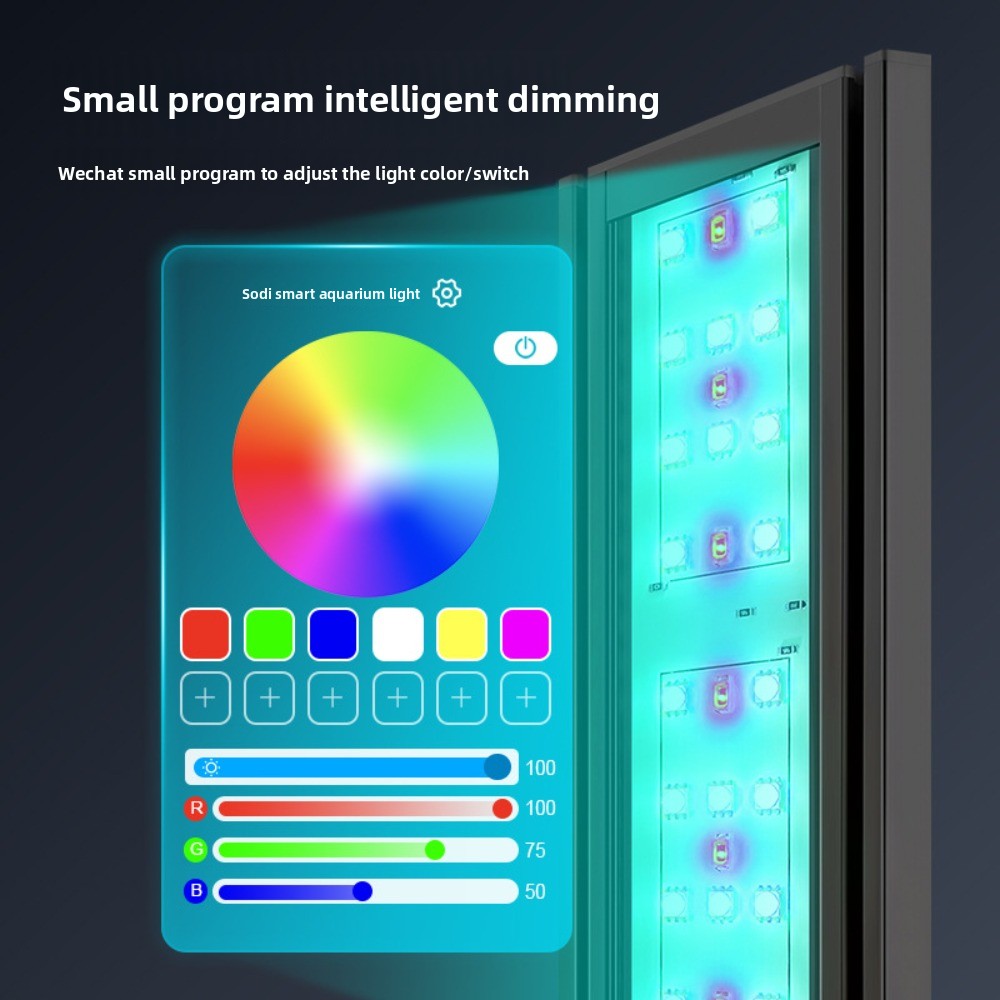 Smart Fish Tank RGB Aquatic Pl - Planted Aquarium Algae Control recension och pris