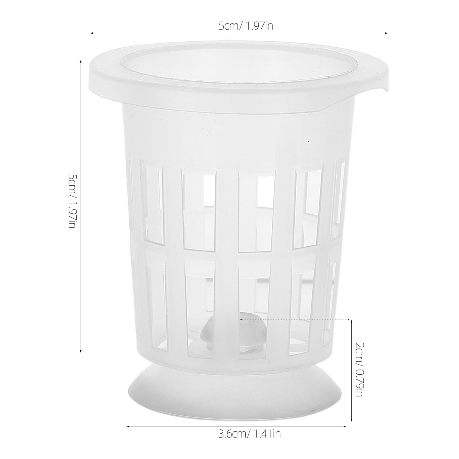 1Set Hydroponic Net Pot with S - Aquarium Planted recension och pris