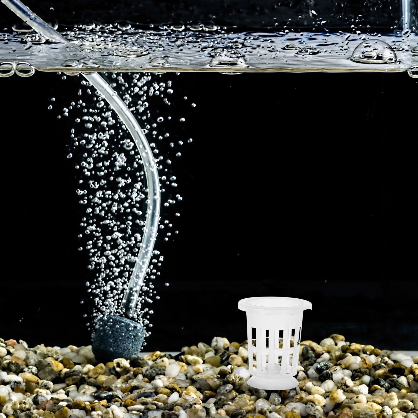 1Set Hydroponic Net Pot with S - Aquarium Planted recension och pris
