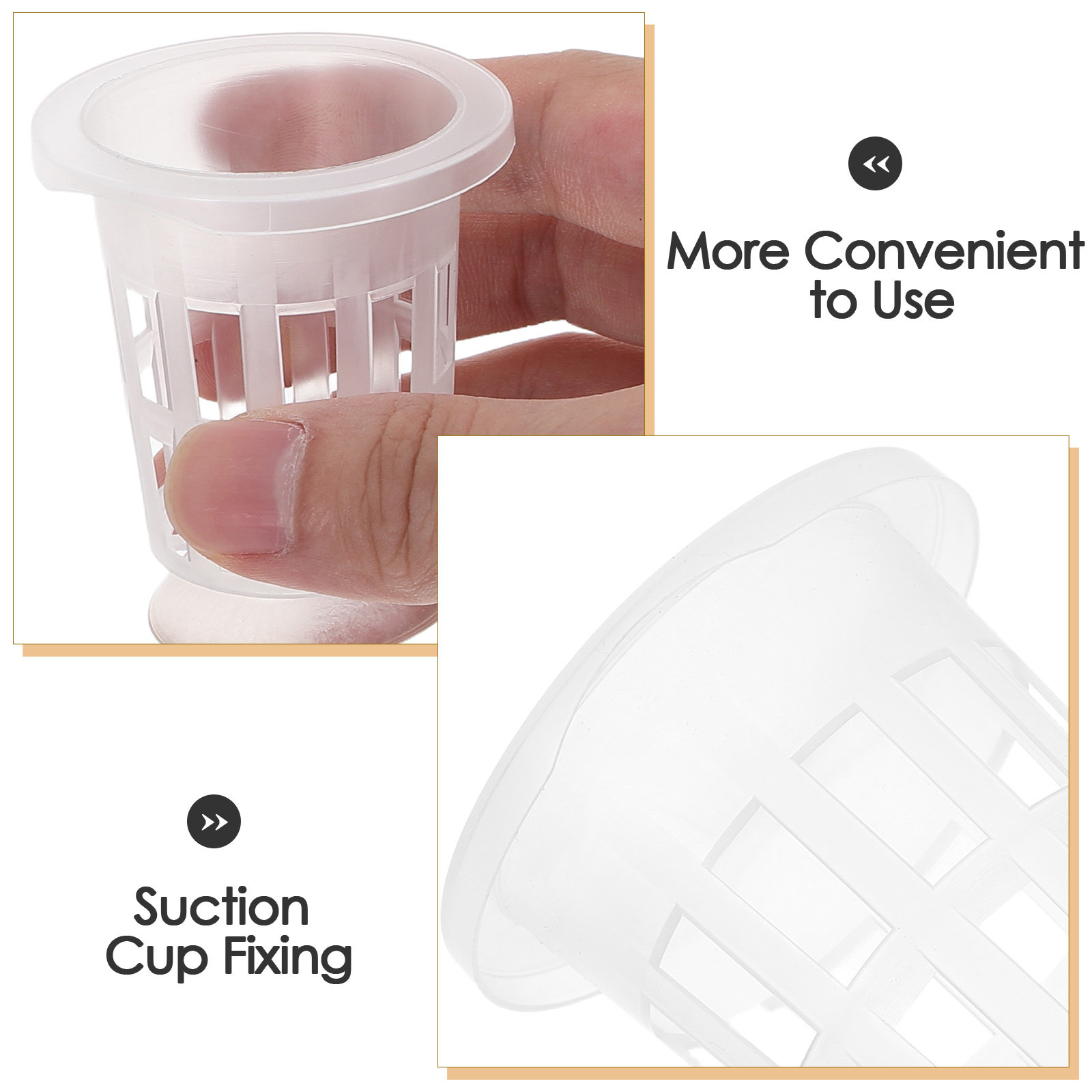 1Set Hydroponic Net Pot with S - Aquarium Planted recension och pris