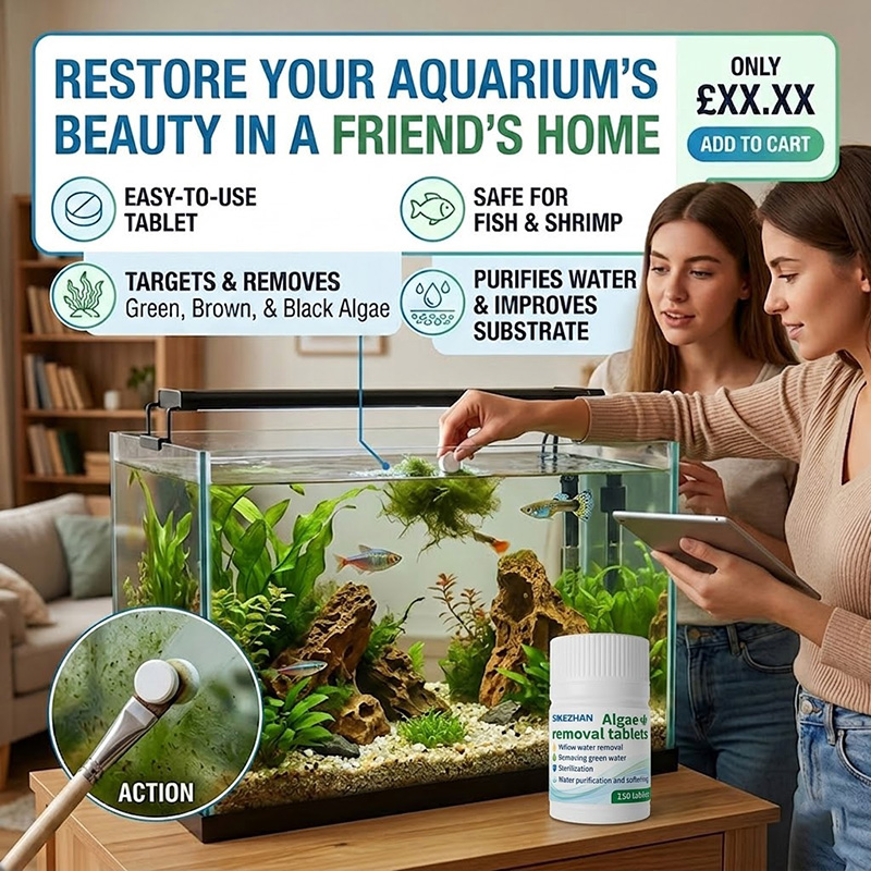 Fast Algae Remover Tablets Fis - Planted Aquarium Algae Control recension och pris