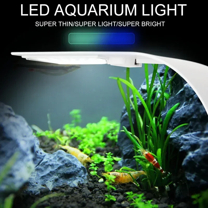 Ultra Thin LED Aquarium Light  - Aquarium Plant Growth recension och pris