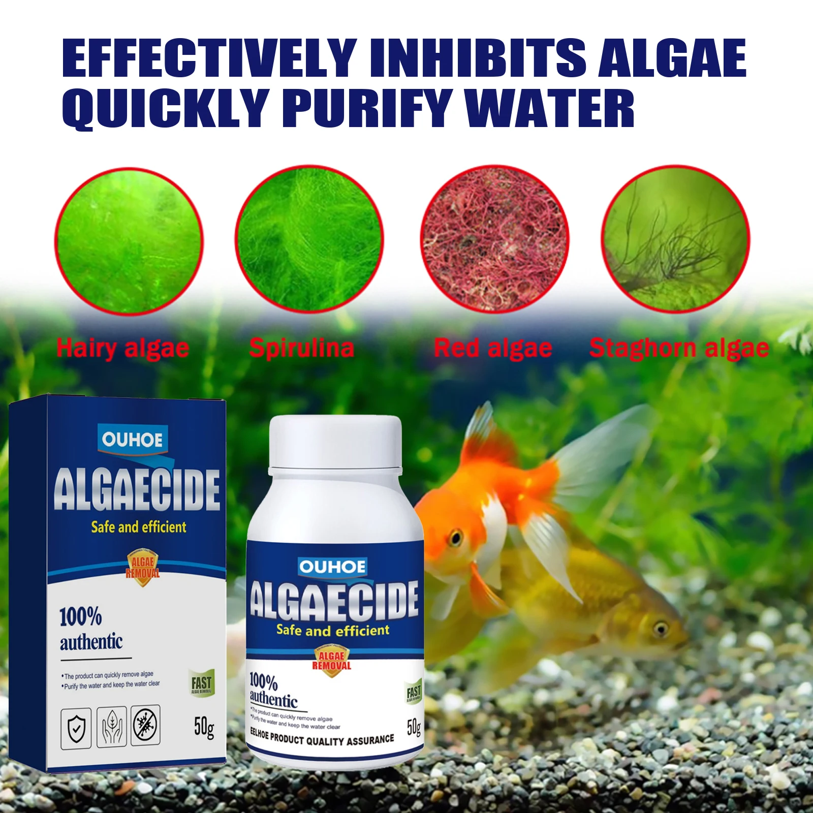 Aquarium Algae Remover High Ef - Planted Aquarium Algae Control recension och pris
