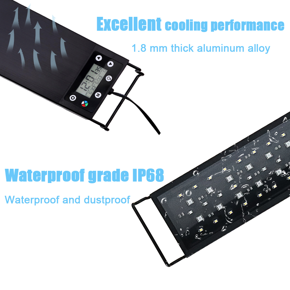 30-60cm Fish Tank 24/7 Full Sp - Aquarium Plant Growth recension och pris
